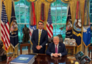 Flávio Bolsonaro se encontra com Donald Trump nos Estados Unidos