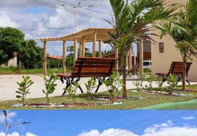 Sátiro Dias: Prefeito Pedrito Cruz entrega nova Praça da Tocaia
