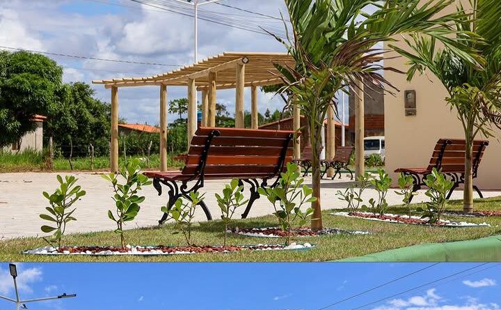 Sátiro Dias: Prefeito Pedrito Cruz entrega nova Praça da Tocaia