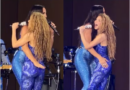 Cantora baiana divide palco com Shakira e momento viraliza nas redes sociais