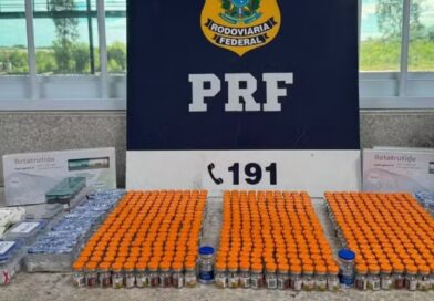 Bahia: PRF apreende drogas e medicamentos para emagrecimento em ônibus