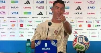 Cristiano Ronaldo confronta jornalista brasileiro em coletiva.‘Não gosta de mim’