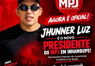 Jhunner Luz assume presidência do MPJ em Inhambupe e anuncia expansão do movimento